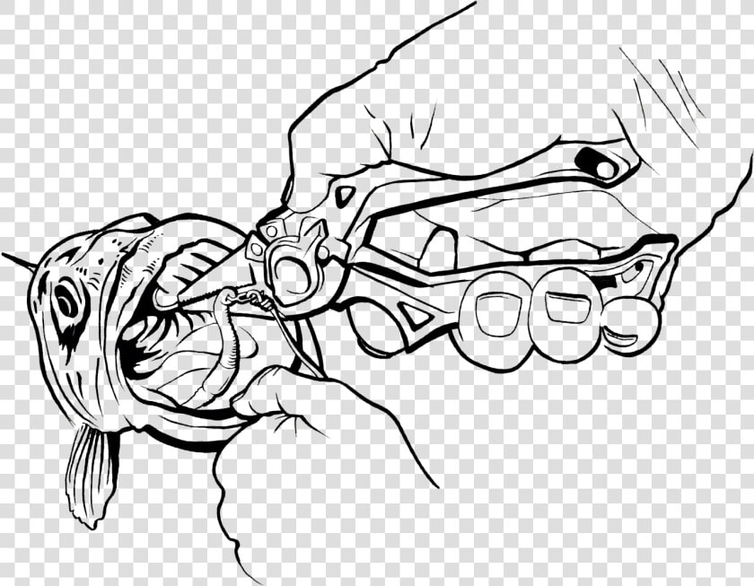Line Art   Transparent Cartoons   Fishing Pliers Drawing  HD Png DownloadTransparent PNG