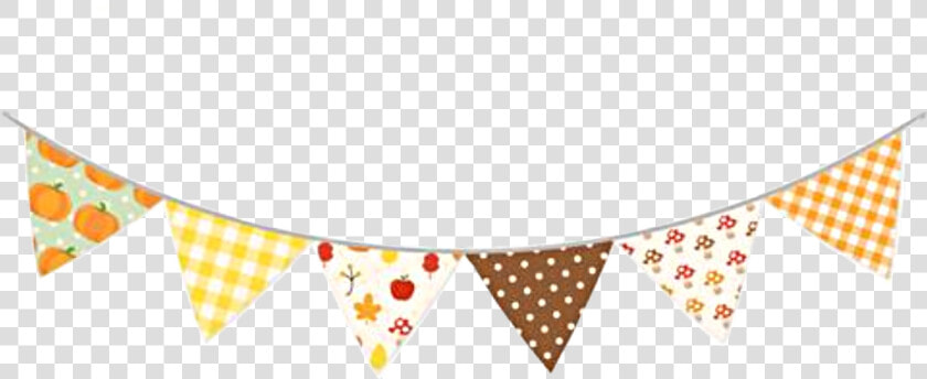  watercolor  banner  pennant  flag  autumn  fall  halloween   Thanksgiving Cute Banner  HD Png DownloadTransparent PNG