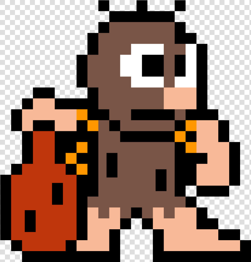 Transparent Caveman Png   Megaman 8 Bit Template  Png DownloadTransparent PNG