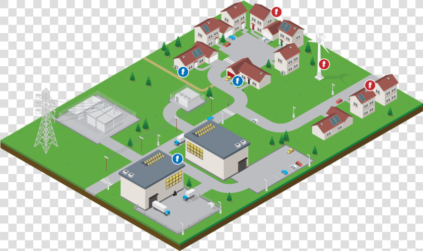 The Smart Grid   Isometric Smart Grid  HD Png DownloadTransparent PNG