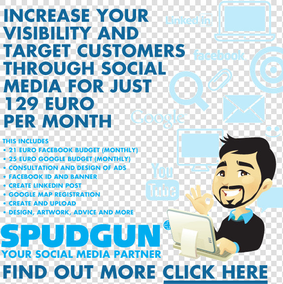 Get Social Advert   Cartoon  HD Png DownloadTransparent PNG