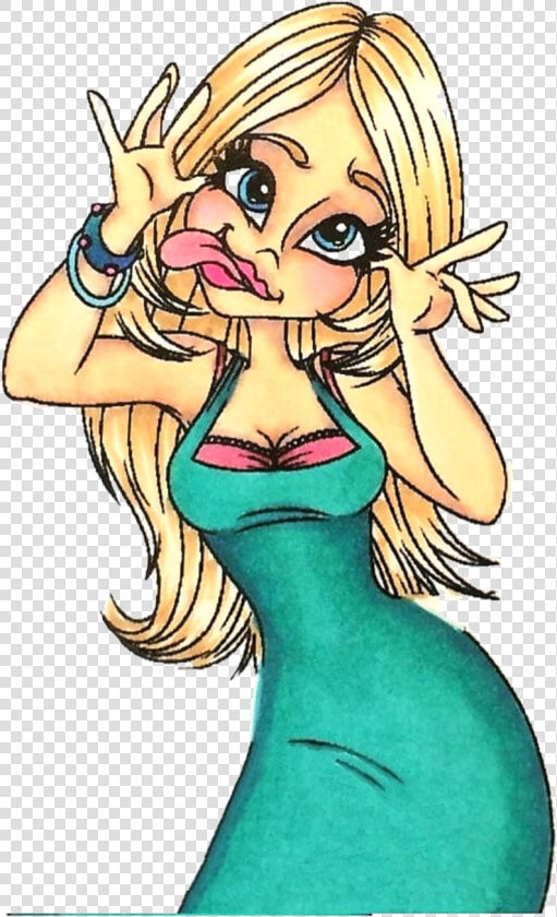 Woman Silly Face Redonkadoodles   Silly Face Cartoon  HD Png DownloadTransparent PNG