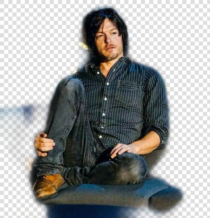  norman Reedus   Norman Reedus Sitting Down  HD Png DownloadTransparent PNG