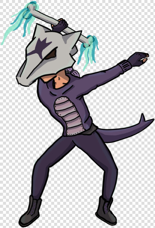 An Alolan Marowak Halloween Costume   Cartoon  HD Png DownloadTransparent PNG