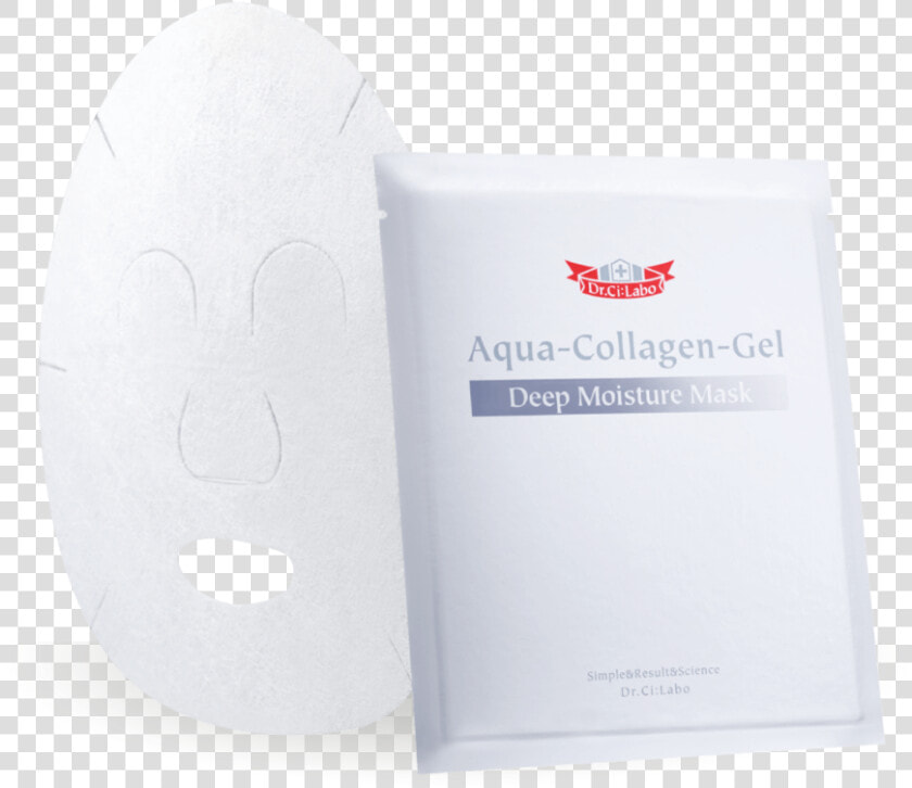 Aqua Collagen Gel Deep Moisture Mask   Label  HD Png DownloadTransparent PNG