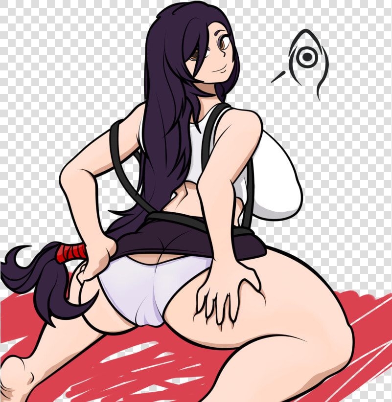 Tifa Ff   Sitting  HD Png DownloadTransparent PNG