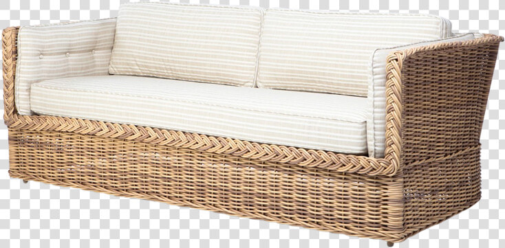 Outdoor Daybed Sofa   Wicker Daybed  HD Png DownloadTransparent PNG