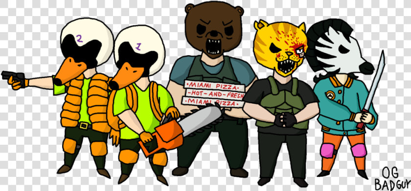 Transparent Hotline Miami Masks Png   Hotline Miami 2 Fanart  Png DownloadTransparent PNG