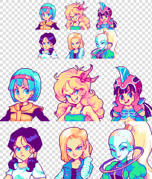 Transparent Vados Png   Anime Pixel Art Sprite  Png DownloadTransparent PNG