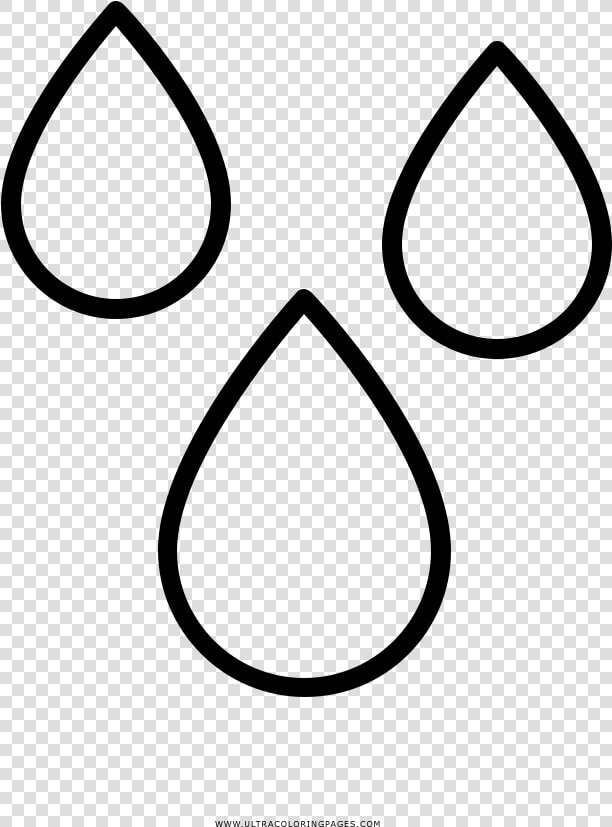 Gotas De Agua Página Para Colorear   Line Art  HD Png DownloadTransparent PNG