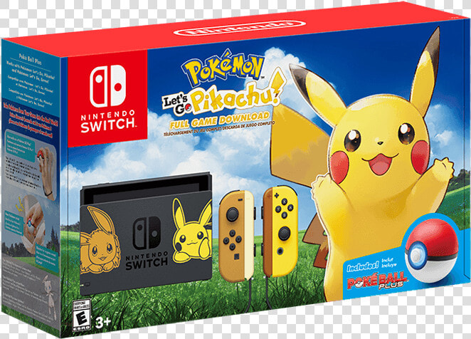 Nintendo Switch Pokemon Let  39 s Go Pikachu  HD Png DownloadTransparent PNG