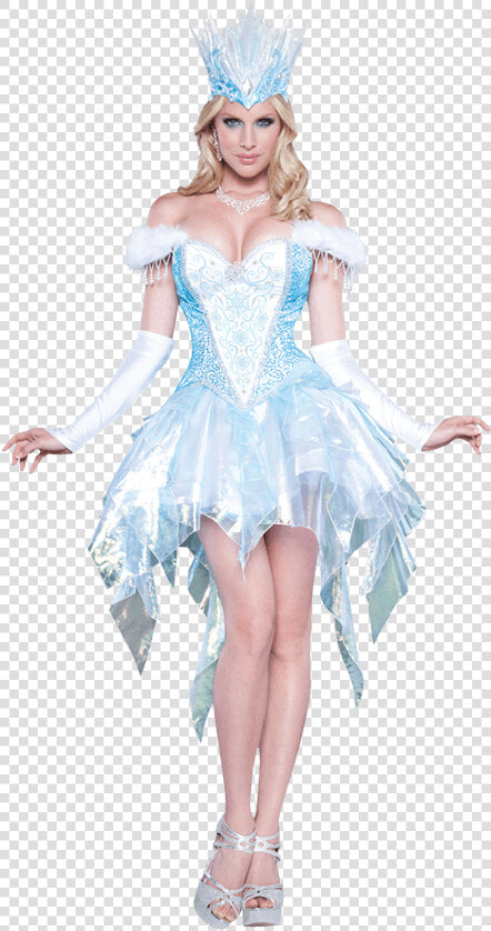 Womens Sexy Snow Queen Costume   Snow Queen Costume  HD Png DownloadTransparent PNG