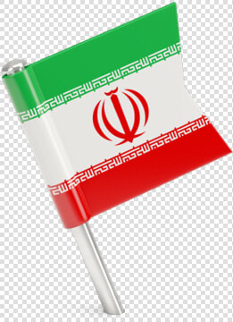 Square Flag Pin   Iran  HD Png DownloadTransparent PNG