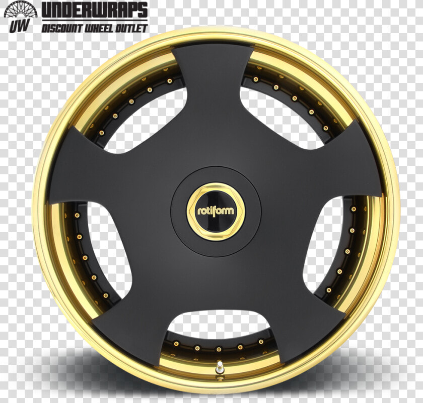Matt Black And Gold Mag Wheels  HD Png DownloadTransparent PNG