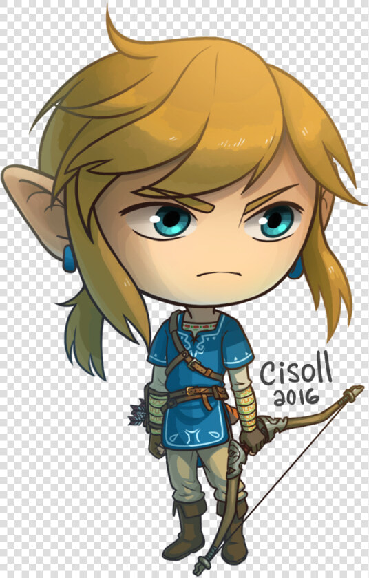 My Sticker Of The New Link From Breath Of The Wild   Cartoon  HD Png DownloadTransparent PNG