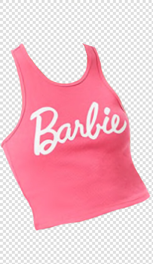 Pink Barbie Tank Top Polyvore Moodboard Filler Pink  HD Png DownloadTransparent PNG