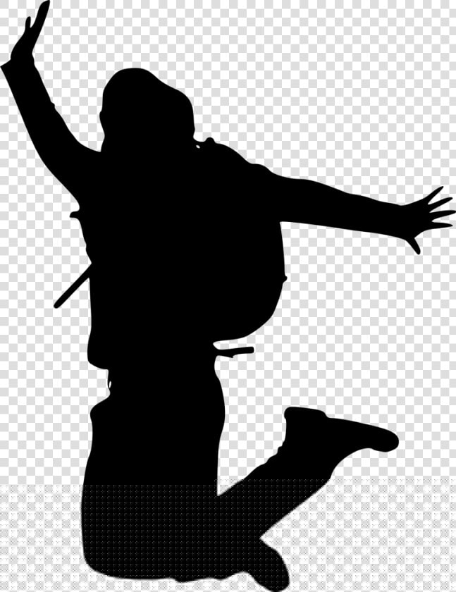 Jumping Silhouette Png For Kids   Person Jumping Silhouette Transparent  Png DownloadTransparent PNG