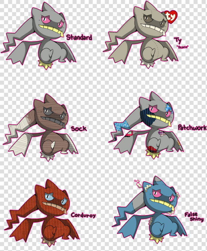 Pokemon Banette Variants   Png Download   Shuppet Variations  Transparent PngTransparent PNG