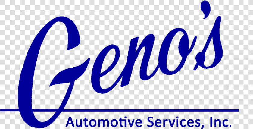 Geno S Automotive Service Logo   Calligraphy  HD Png DownloadTransparent PNG