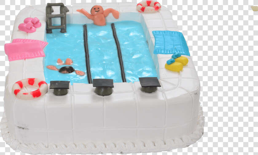 Swimming Pool Cake   Cake Decorating  HD Png DownloadTransparent PNG