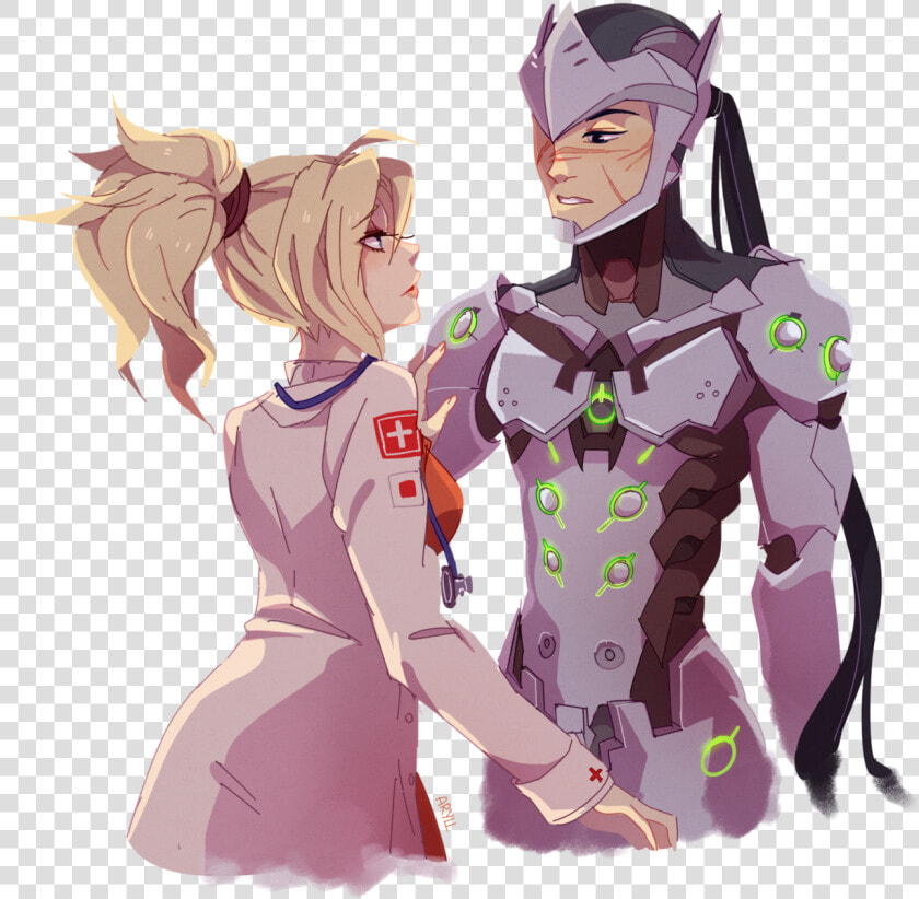 Photo Overwatch Genji  Overwatch Mercy  Overwatch Fan   Genji And Mercy Fanfiction  HD Png DownloadTransparent PNG
