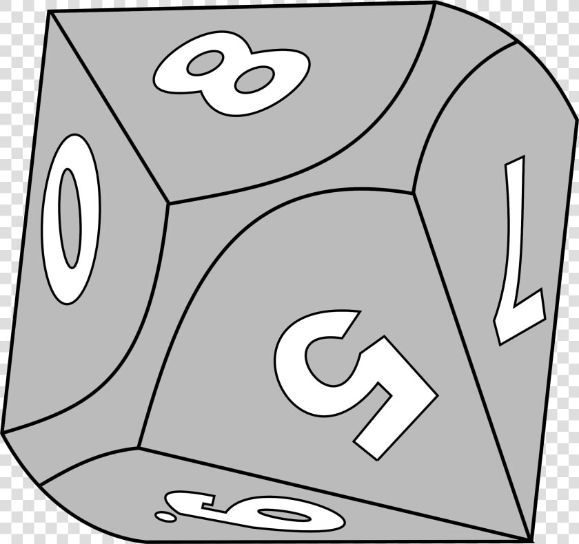 10 sided Die Clip Arts   10 Sided Dice Clipart  HD Png DownloadTransparent PNG
