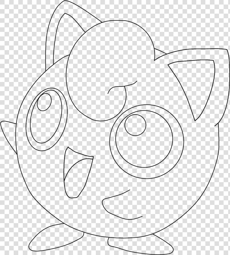 Transparent Jigglypuff Png   Jigglypuff Drawing  Png DownloadTransparent PNG