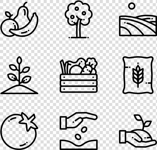 Clip Art Garden Icons Free Vector   Harvesting Icon  HD Png DownloadTransparent PNG