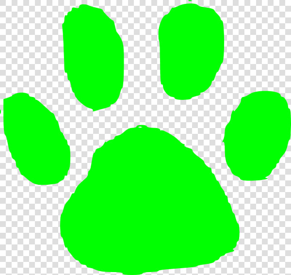 Green Foot Print Svg Clip Arts   Animal Foot Prints Clipart  HD Png DownloadTransparent PNG