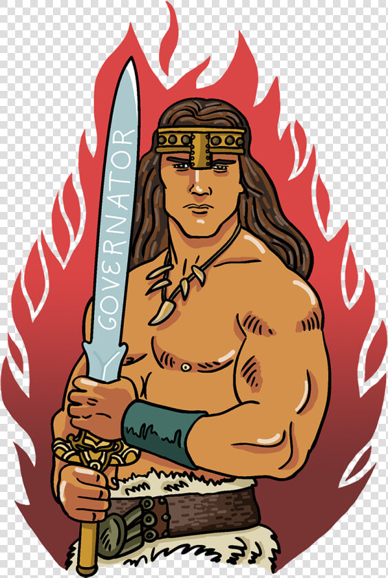 Transparent Arnold Schwarzenegger Png   Transparent Cartoon Arnold Schwarzenegger  Png DownloadTransparent PNG