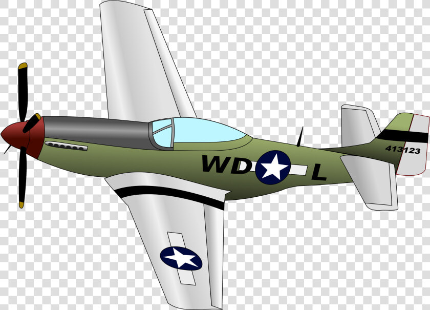 Jet Clipart Prop Plane   P 51 Mustang Clipart  HD Png DownloadTransparent PNG