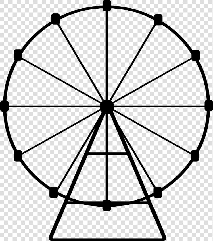 Ferris Wheel Svg Png Icon Free Download   Ferris Wheel Clipart Black And White  Transparent PngTransparent PNG