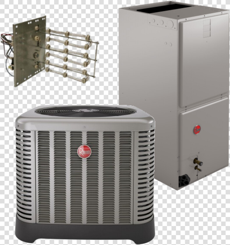 Rheem 15 Seer 4 Ton Heat Pump System   3 Ton Rheem Ac Unit  HD Png DownloadTransparent PNG