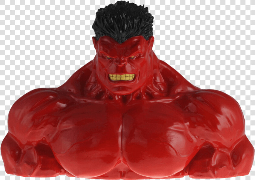 Red Hulk Resin Coin Bank  HD Png DownloadTransparent PNG