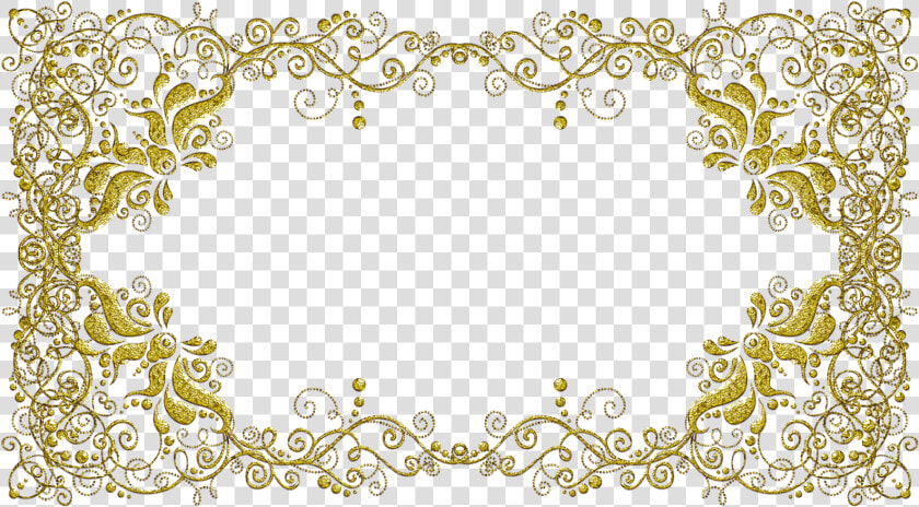 Molduras Com Arabescos Dourados   Moldura Convite De Casamento  HD Png DownloadTransparent PNG