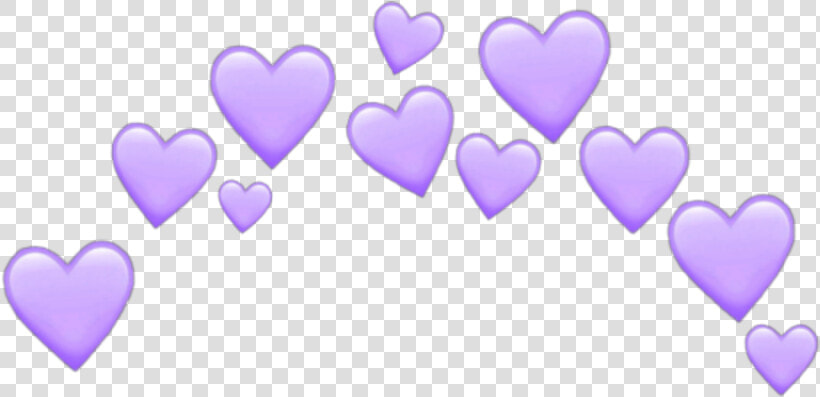  purple  spiral  aesthetic  crown  taç  grid  wings   Light Purple Heart Emoji  HD Png DownloadTransparent PNG