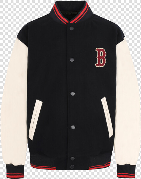 Boston Red Sox Sleeve Boucle Logo Baseball Jacket   Baseball  HD Png DownloadTransparent PNG