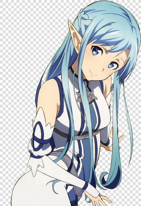 Asuna Alo Figure   Asuna Blue Hair  HD Png DownloadTransparent PNG