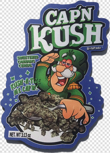 Captain Kush Die Cut   Cap N Kush Shirt  HD Png DownloadTransparent PNG