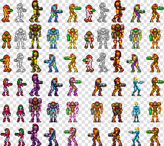Image   Metroid Zero Mission Sprite Edit  HD Png DownloadTransparent PNG