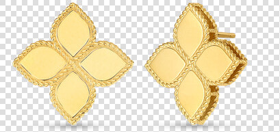 Roberto Coin Large Stud Earrings   Roberto Coin Princess Flower Earrings  HD Png DownloadTransparent PNG