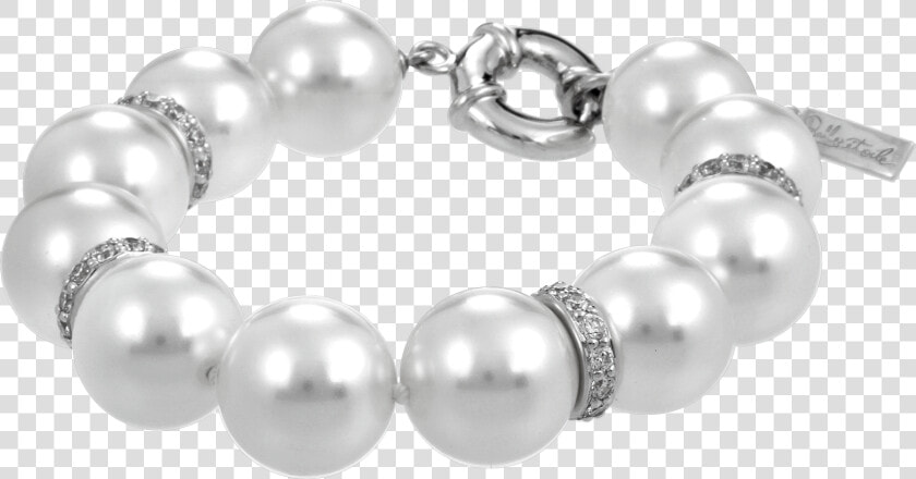 Belle Étoile Luxury White Bracelet   Pearl  HD Png DownloadTransparent PNG