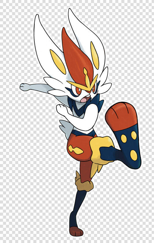Swsh Cinderace Officialart Glow Rgb 300dpi   Cinderace Pokemon  HD Png DownloadTransparent PNG