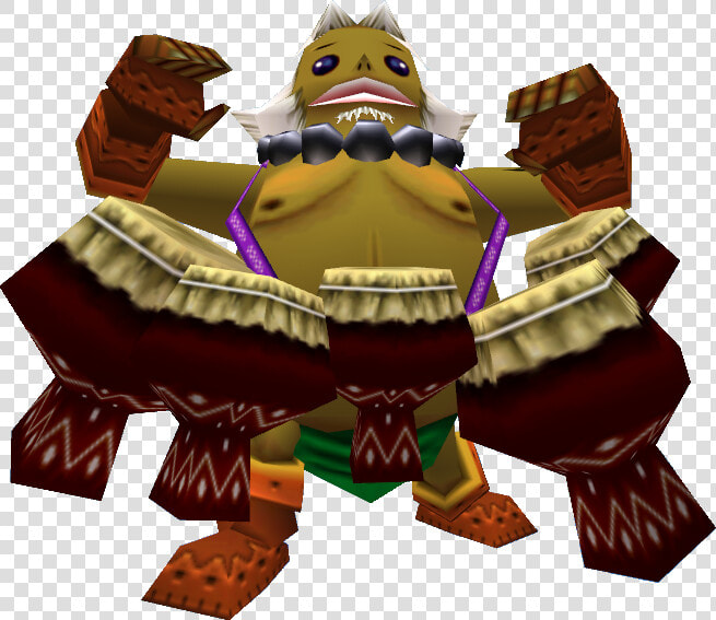 Legend Of Zelda Majora  39 s Mask Goron Link  HD Png DownloadTransparent PNG