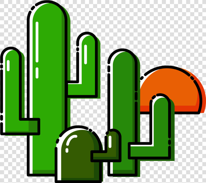 Plant Cartoon Cactus Vector Element Png And Image   Flores En Dibujo Animado  Transparent PngTransparent PNG