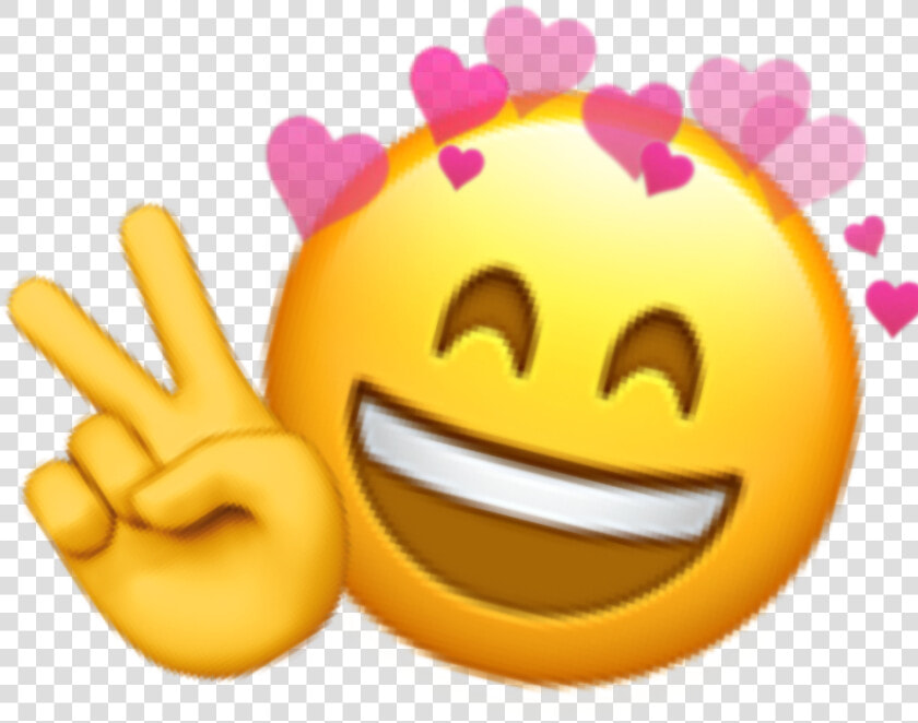  freetoedit  emoji  peace  happy  emojisticker  emojis   Emoji  HD Png DownloadTransparent PNG