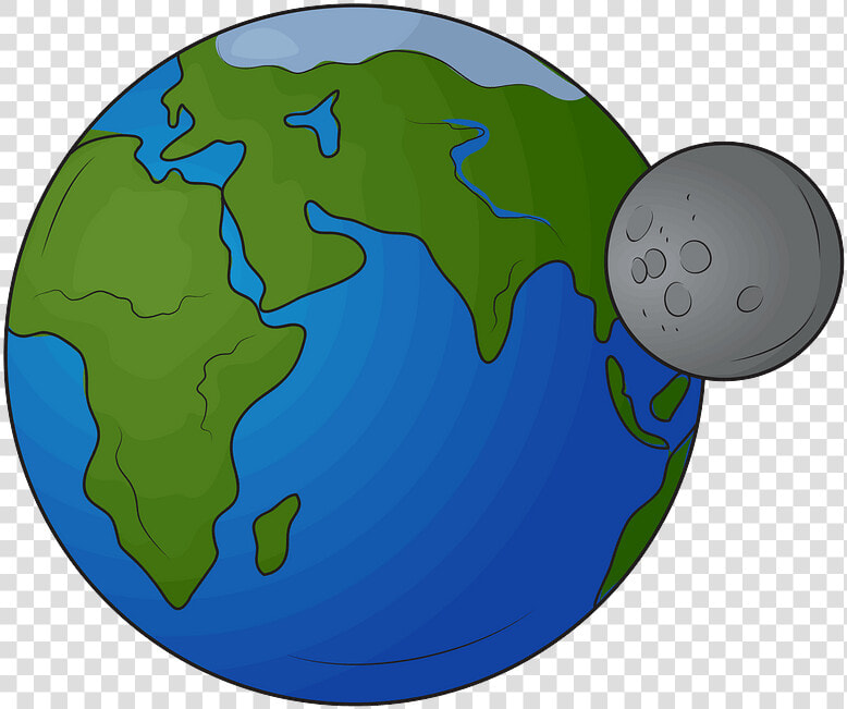 Earth And Moon Clipart   Earth Moon Clipart  HD Png DownloadTransparent PNG