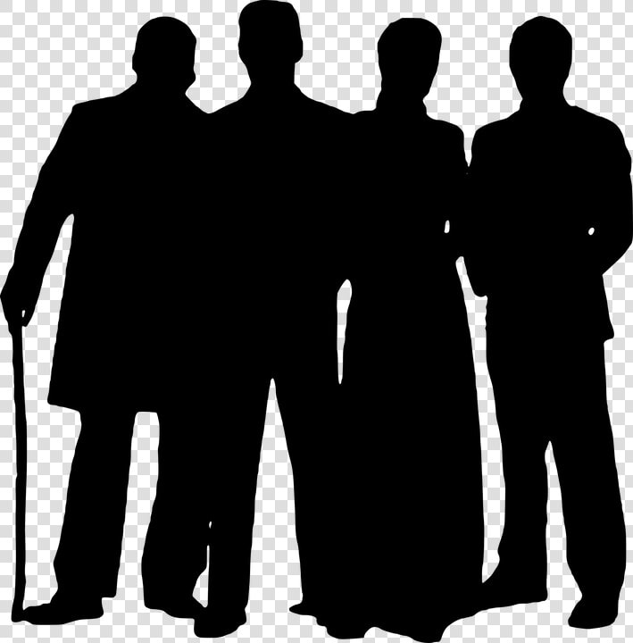 Silhouette  Business  Team  People  Group  Corporate   Silueta Grupo De Personas  HD Png DownloadTransparent PNG