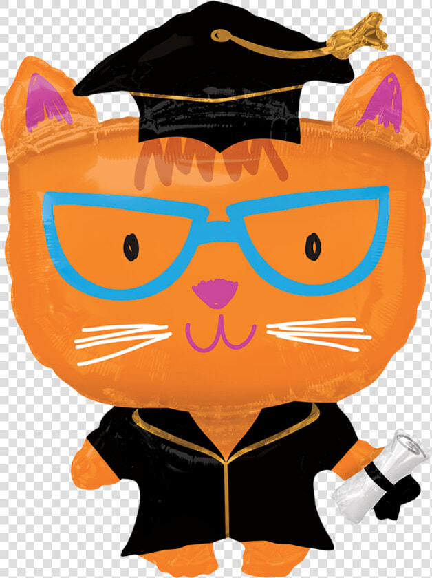 29 Pkg Grad Cat Shape Clipart   Png   Graduation Cat Balloons  Transparent PngTransparent PNG