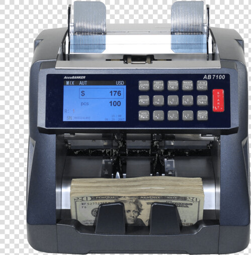 Accubanker Mixed Bill Counter Single Pocket Value Count   Mixed Value Bill Counter  HD Png DownloadTransparent PNG